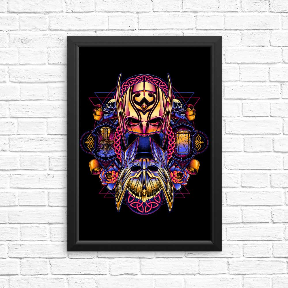 Colorful Thunder - Posters & Prints