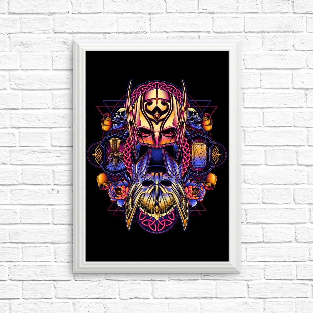 Colorful Thunder - Posters & Prints