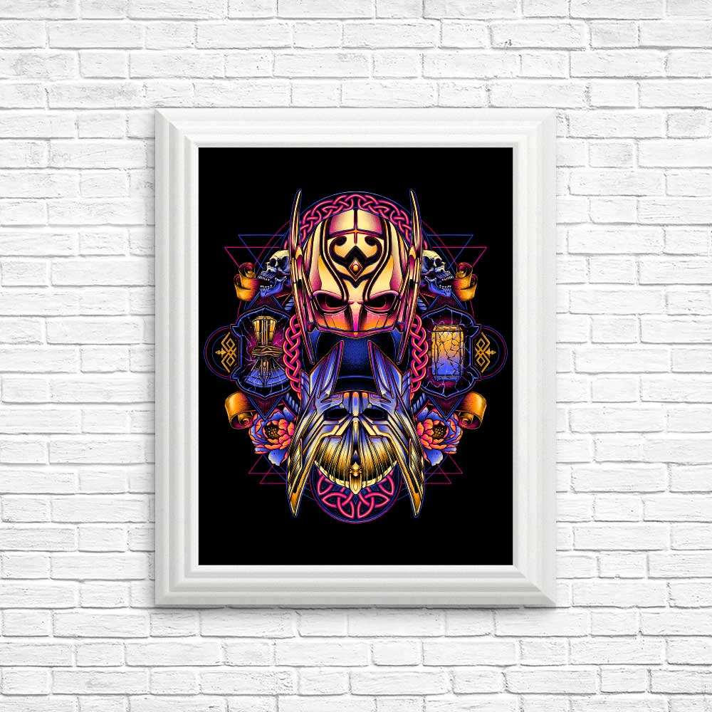 Colorful Thunder - Posters & Prints