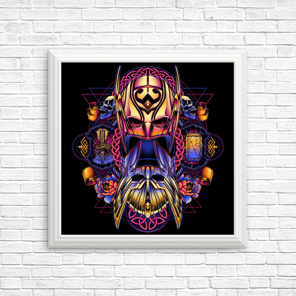 Colorful Thunder - Posters & Prints