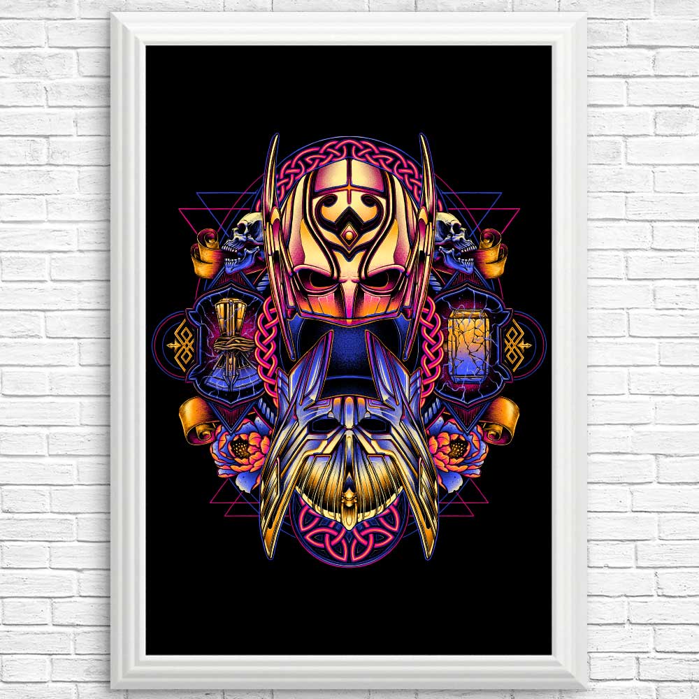 Colorful Thunder - Posters & Prints