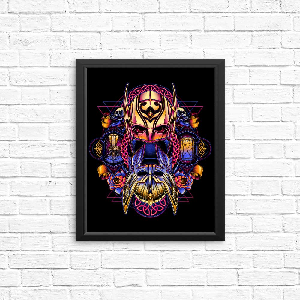 Colorful Thunder - Posters & Prints