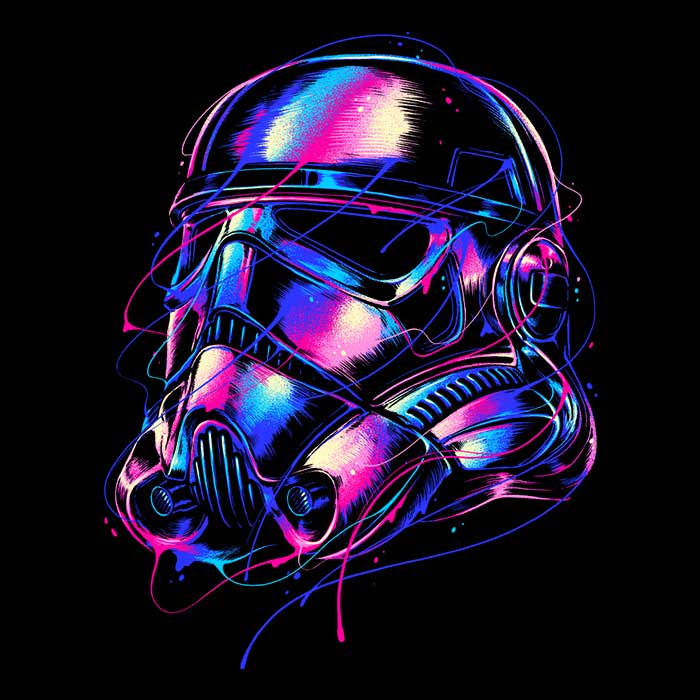 Colorful Trooper - Men's Apparel
