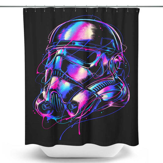 Colorful Trooper - Shower Curtain