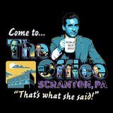 Come to Scranton - Throw Pillow