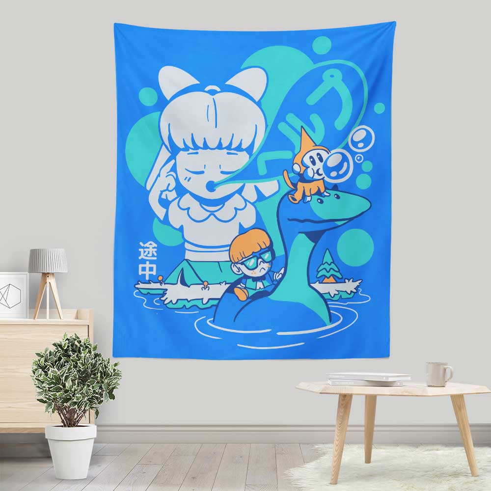 Coming for the Rescue - Wall Tapestry