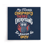 Conspiracy Theory - Canvas Print