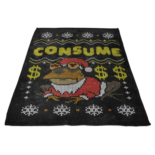 Consume - Fleece Blanket