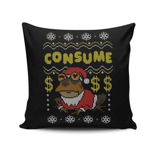 Consume - Throw Pillow