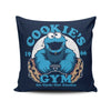 Cookie's Gym - Throw Pillow