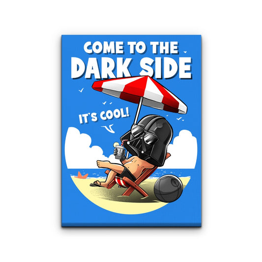 Cooler on the Dark Side - Canvas Print