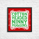 Cotton Headed - Posters & Prints