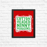Cotton Headed - Posters & Prints
