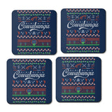Cowabunga Christmas - Coasters