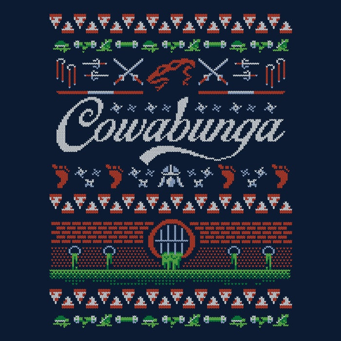 Cowabunga Christmas - Coasters