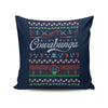 Cowabunga Christmas - Throw Pillow