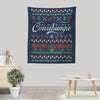 Cowabunga Christmas - Wall Tapestry