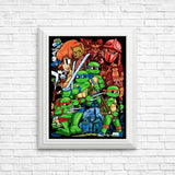 Cowabunga Pilgrim - Posters & Prints