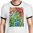 Cowabunga Pilgrim - Ringer T-Shirt