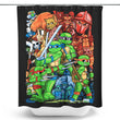 Cowabunga Pilgrim - Shower Curtain