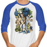 Crazy Space - 3/4 Sleeve Raglan T-Shirt