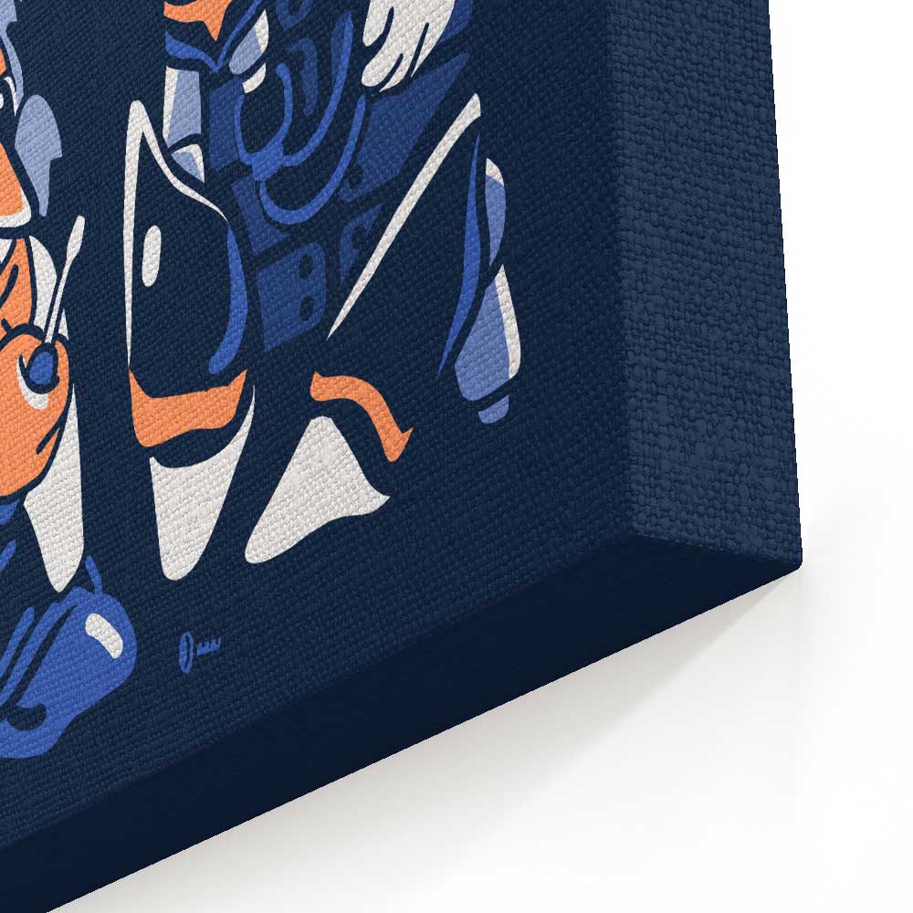 Creation of Robot Rival - Canvas Print