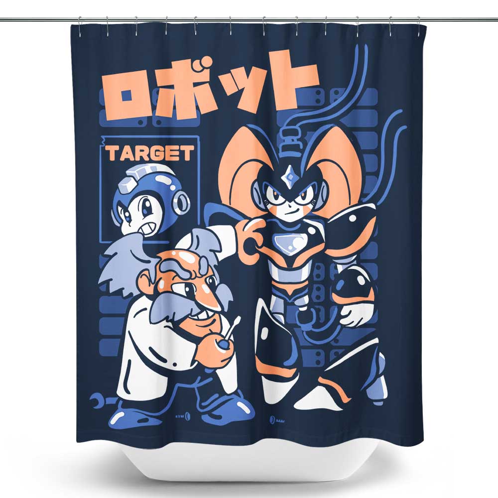 Creation of Robot Rival - Shower Curtain