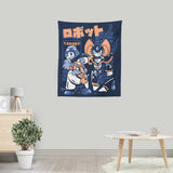 Creation of Robot Rival - Wall Tapestry