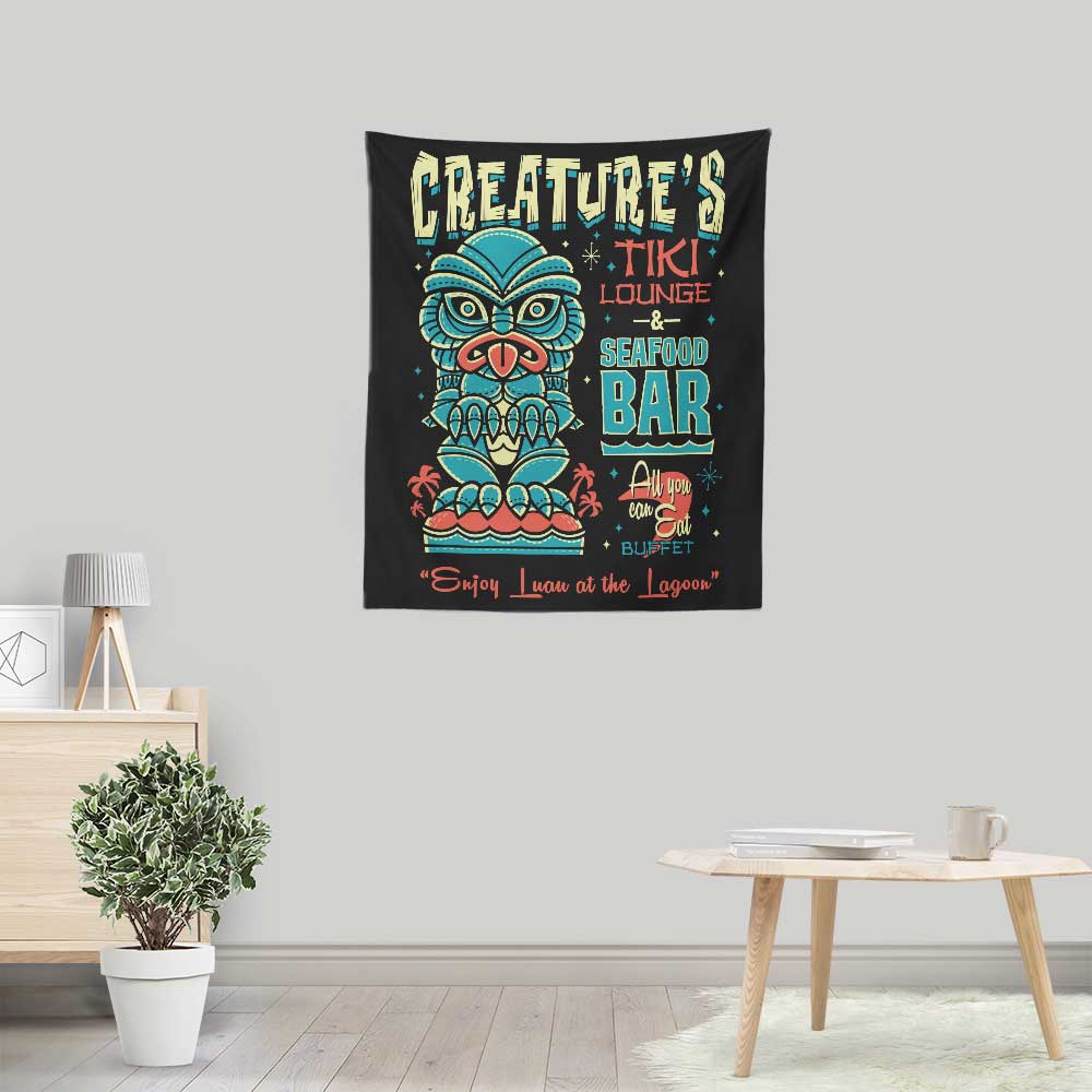 Creature Tiki - Wall Tapestry