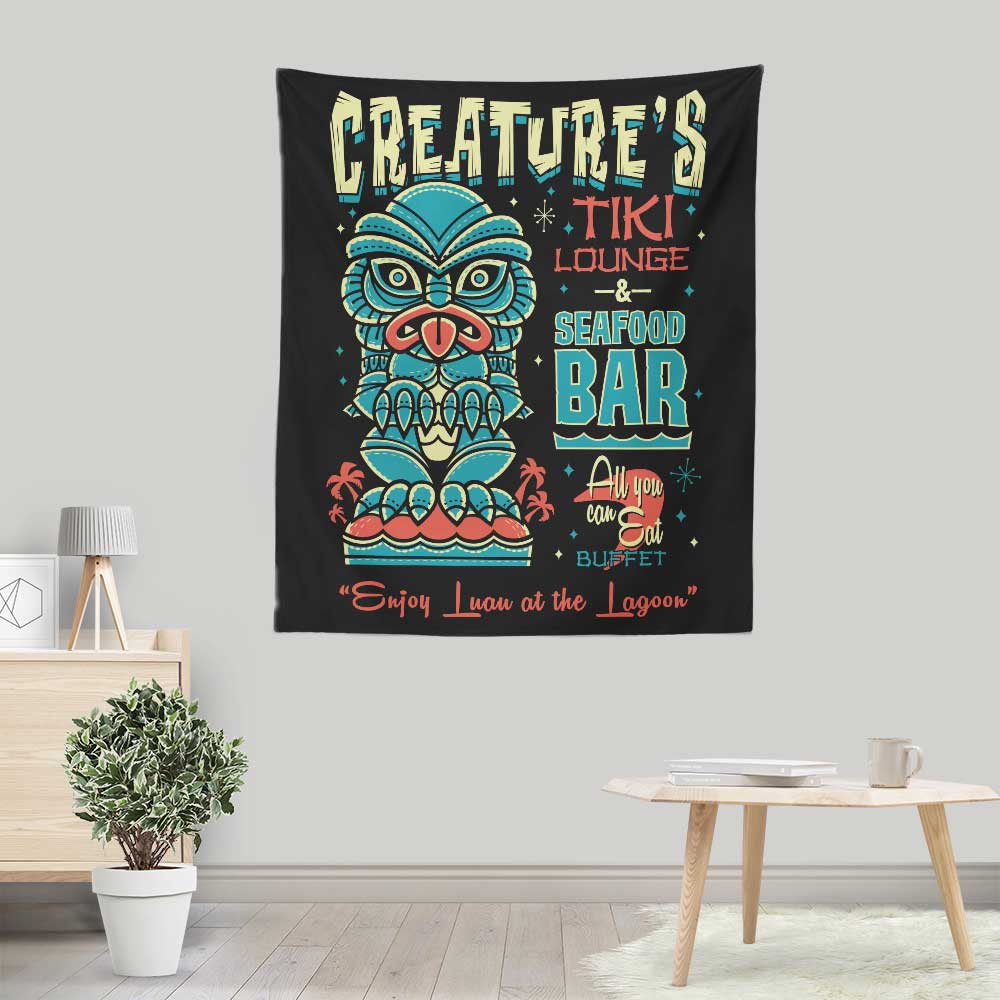 Creature Tiki - Wall Tapestry