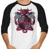 Crest of the Dragon - 3/4 Sleeve Raglan T-Shirt