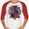 Crest of the Dragon - 3/4 Sleeve Raglan T-Shirt