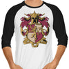 Crest of the Lion - 3/4 Sleeve Raglan T-Shirt