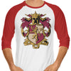 Crest of the Lion - 3/4 Sleeve Raglan T-Shirt
