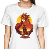 Crimson Sunset - Women's Apparel
