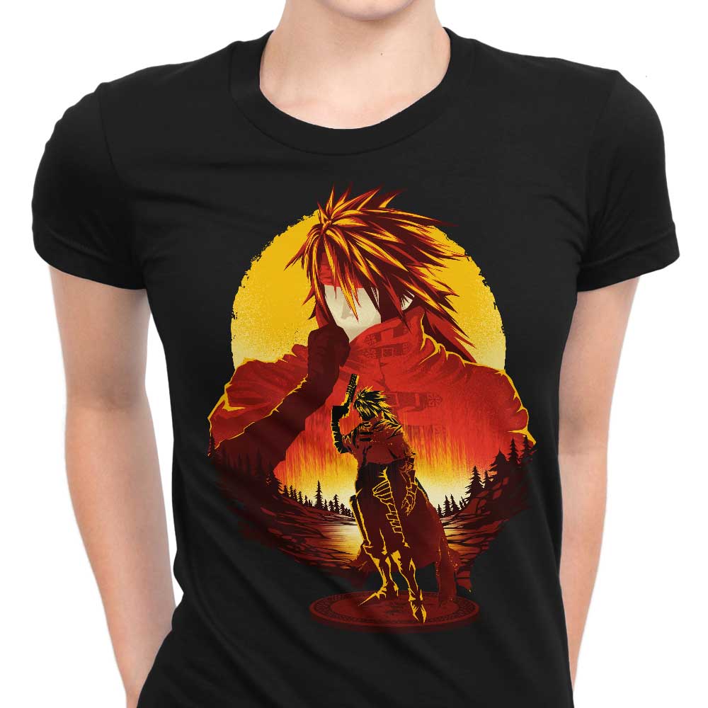 Crimson Sunset - Women's Apparel