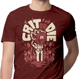 Crit or Die - Men's Apparel