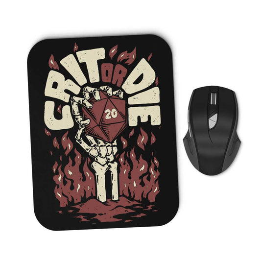 Crit or Die - Mousepad