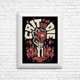 Crit or Die - Posters & Prints