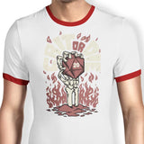 Crit or Die - Ringer T-Shirt