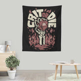 Crit or Die - Wall Tapestry