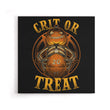 Crit or Treat - Canvas Print
