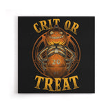 Crit or Treat - Canvas Print