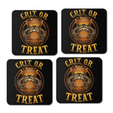 Crit or Treat - Coasters