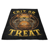 Crit or Treat - Fleece Blanket