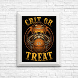 Crit or Treat - Posters & Prints