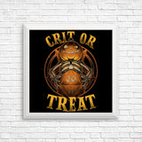 Crit or Treat - Posters & Prints