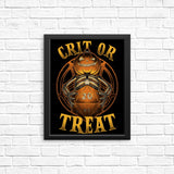 Crit or Treat - Posters & Prints