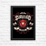 Critical Hit Survivor - Posters & Prints