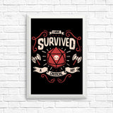 Critical Hit Survivor - Posters & Prints